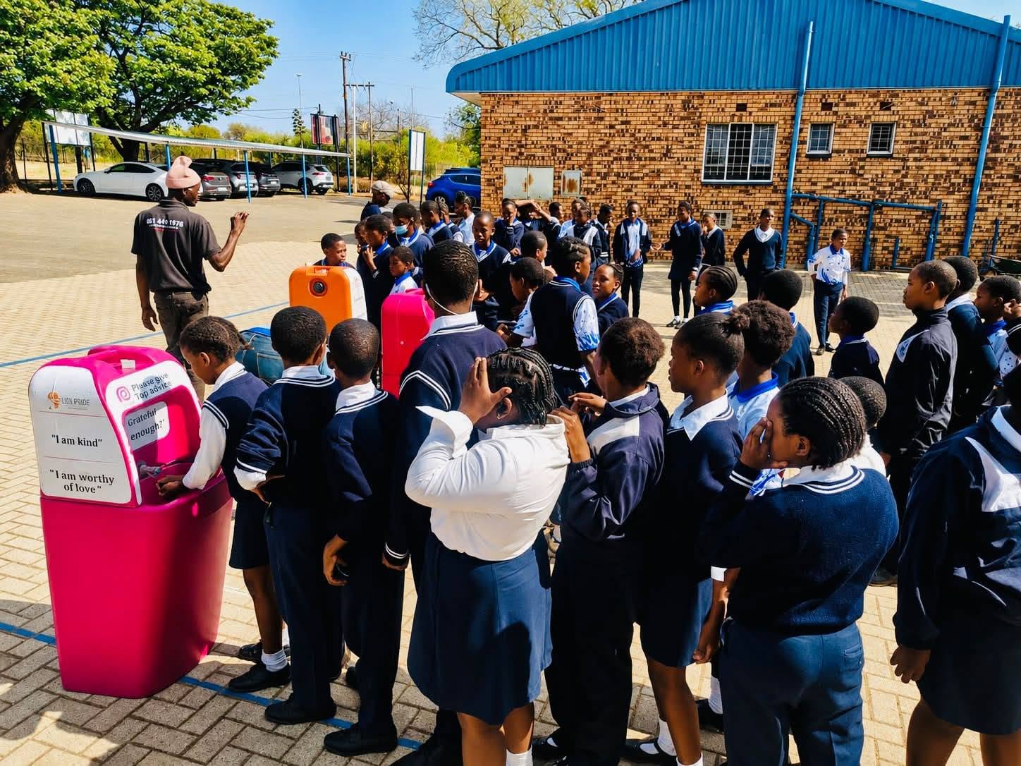 Young people and mentors spending time together